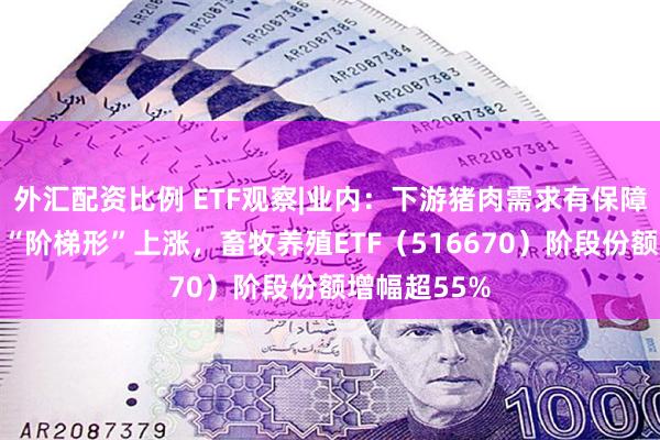 外汇配资比例 ETF观察|业内：下游猪肉需求有保障，猪价有望“阶梯形”上涨，畜牧养殖ETF（516670）阶段份额增幅超55%