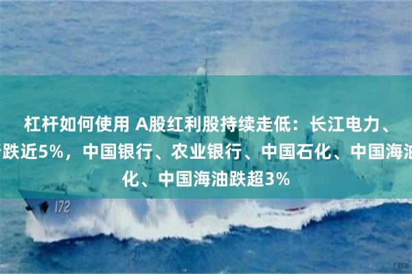 杠杆如何使用 A股红利股持续走低：长江电力、华夏银行跌近5%，中国银行、农业银行、中国石化、中国海油跌超3%